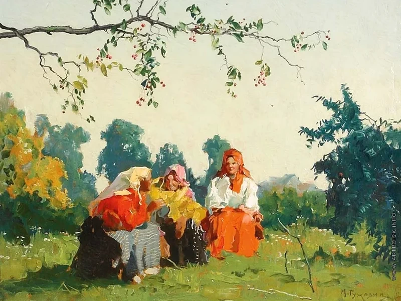 1888-Mikhail Markelovich Guzhavin - Pettegolezzi. 1927